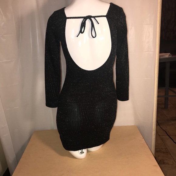 SALMOPH LINE Glitter Embellish Sweater Dress - Picture 5 of 5